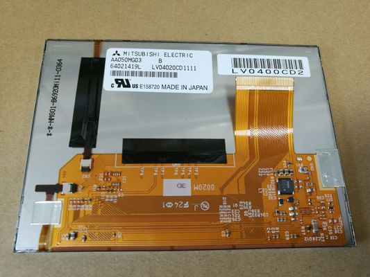 AA050MG03 - T1 Mitsubishi 5INCH 800 × 480 RGB 700CD / M2 WLED TTL درجة حرارة التشغيل: -20 ~ 70 درجة مئوية شاشة LCD الصناعية