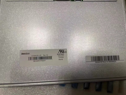 G104AGE-L02 INNOLUX 10.4&quot; 800 ((RGB) × 600 400 cd/m2 شاشة LCD صناعية