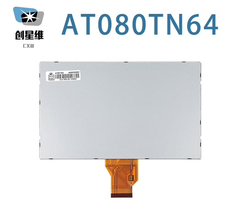 AT080TN64 شيمي انولكس 8.0 &quot; 800 ((RGB) × 480, 450 cd/m2 شاشة LCD صناعية