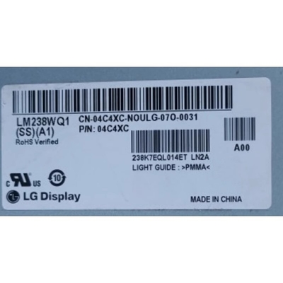 LM238WQ1-SSA1 شاشة LG 23.8 " 2560 ((RGB) × 1440 ، 300 cd / m2 شاشة LCD صناعية