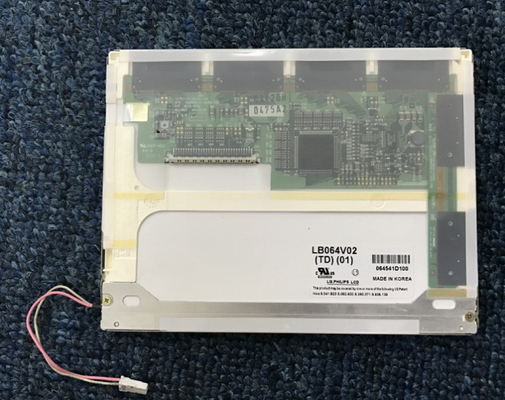 LB064V02-TD01 LG شاشة 6.4&quot; 640 ((RGB) × 480, VGA 124PPI 250 cd/m2 شاشة LCD صناعية