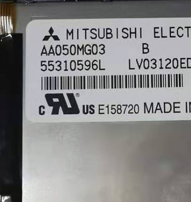 AA050MG03 Mitsubish 5.0 inc 800 (RGB) × 480 درجة حرارة التشغيل: -30 ~ 80 ° 900cd / m2 شاشة LCD الصناعية
