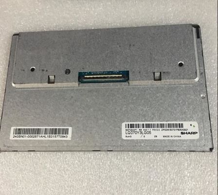 7 بوصات LCM 800 × 480RGB 380cd / m² LQ070Y3LG05 شاشة شارب TFT LCD