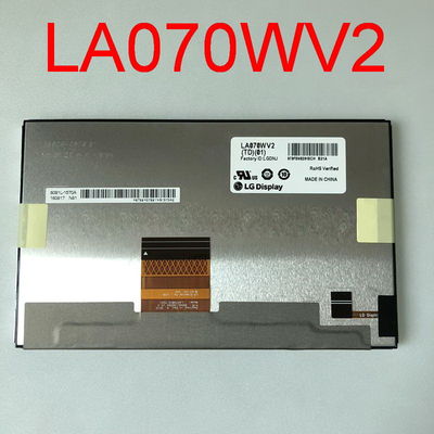 LA070WV2-TD01 شاشة LG 7.0 &quot;800 (RGB) × 480550 شمعة / متر مربع شاشة LCD الصناعية