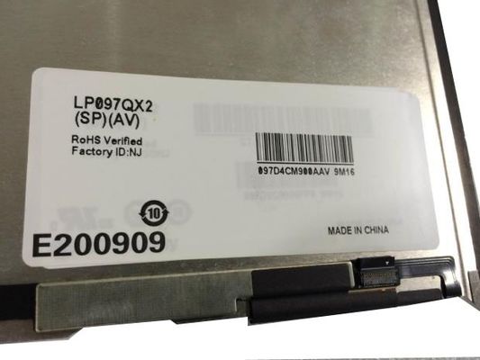 1536 × 2048 RGB 440cd / m2 شاشة LCD الصناعية LP097QX2-SPAV 9.7 &quot;264PPI