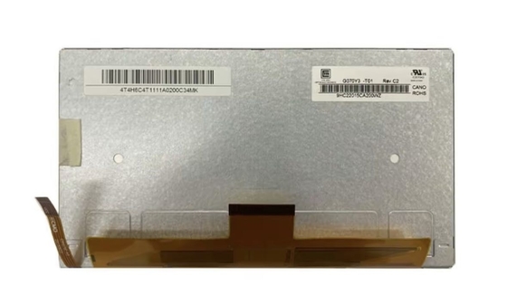 G070VVN01.1 AUO 7.0&quot; 800 ((RGB) × 480 600 cd/m2 شاشة LCD صناعية