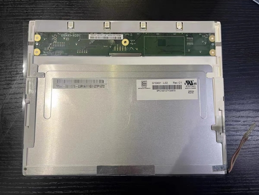 G104X1-L02 INNOLUX 10.4&quot; 1024 ((RGB) × 768 400 cd/m2 شاشة LCD صناعية