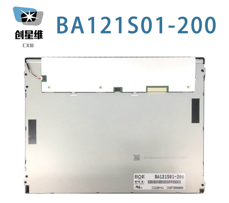 BA121S01-200 BOE 12.1&quot; 800 ((RGB) × 600، 400 (Typ.) ((cd/m2) شاشة LCD الصناعية