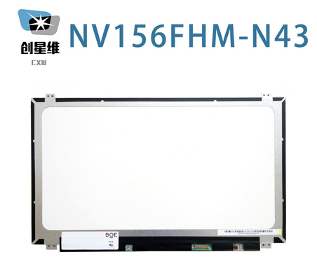 NV156FHM-N43 BOE 15.6" 1920 ((RGB) × 1080, 300 cd/m2 شاشة LCD صناعية