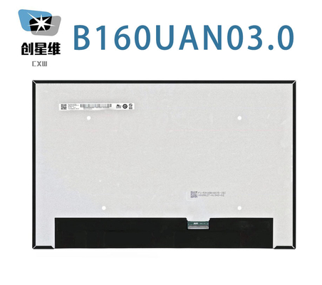 B160UAN03.0 AUO 16.0&quot;1920 ((RGB) × 1200، WUXGA 141PPI250 cd/m2 شاشة LCD صناعية