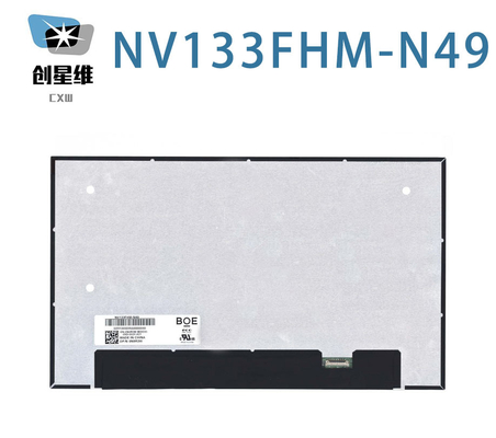 NV133FHM-N49 BOE 13.3&quot; 1920 ((RGB) × 1080, 300 cd/m2 شاشة LCD صناعية