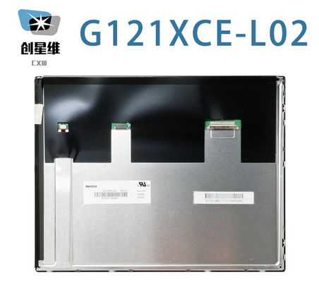 G121XCE-L02 INNOLUX 12.1 بوصة 1024 (RGB) × 768500 شمعة / متر مربع شاشة LCD الصناعية