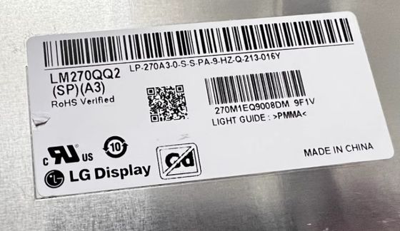 LM315WR6-SSA1 LG العرض 32.0 " 3840 ((RGB) × 2160 ، 400 cd / m2 العرض LCD الصناعي