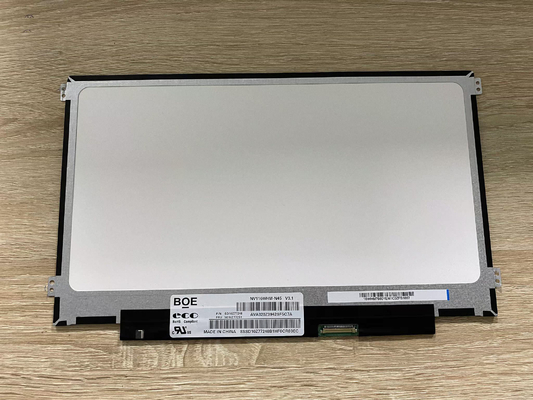 NV116WHM-N49 BOE 11.6&quot; 1366 ((RGB) × 768, 250 cd/m2 شاشة LCD صناعية