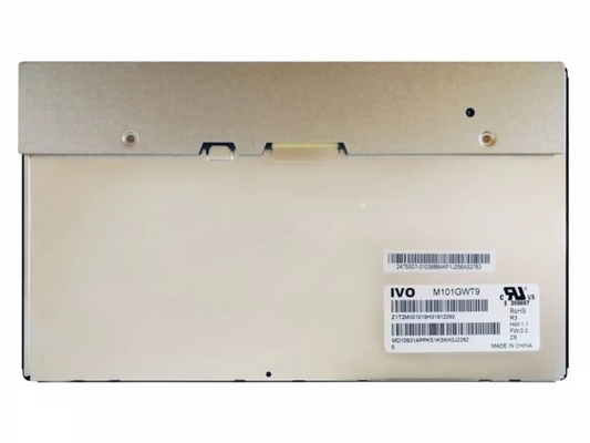 M101GWT9 R3 IVO 10.1&quot; 1024 ((RGB) × 600، 640 cd/m2 شاشة LCD صناعية