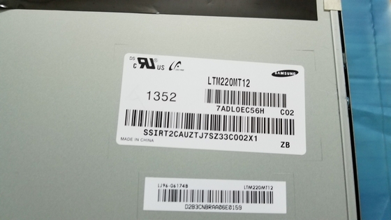 LTM220MT12 سامسونج 22.0&quot; 1680 ((RGB) ×1050، 250 cd/m2 شاشة LCD صناعية