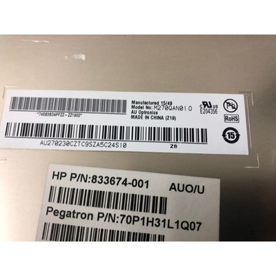 M270QAN02.0 AUO 27.0&quot; 3840 ((RGB) × 2160، 300 (النوع)) ((cd/m2) شاشة LCD الصناعية