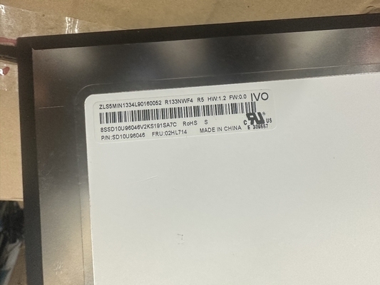 R133NWF4 R5 IVO 13.3&quot; 1920 ((RGB) × 1080, 300 cd/m2 شاشة LCD صناعية