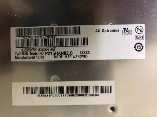 P215HAN02.0 AUO 21.5&quot; 1920 ((RGB) × 1080, 1500 (النوع)) ((cd/m2) شاشة LCD الصناعية