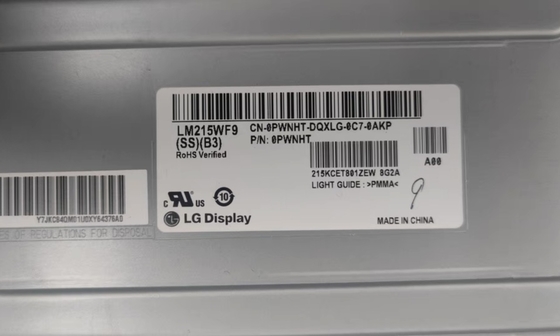 LM215WF9-SSB3 شاشة LG 21.5 &quot; 1920 ((RGB) × 1080, 250 cd/m2 (النموذجية) شاشة LCD صناعية