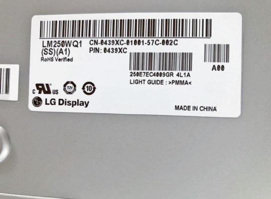 LM250WQ2-SSA1 شاشة LG 25 &quot; 2560 ((RGB) × 1440 رباعي HD 117PPI 300 cd / m2 شاشة LCD صناعية
