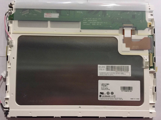 LB121S03-TD01 LG عرض 12.1&quot; 800 ((RGB) × 600 SVGA 82PPI 400 cd/m2 شاشة LCD صناعية