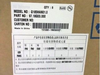 سائق LED G185HAN01.0 18.5 بوصة شاشة LCD الطبية 350 cd / m2