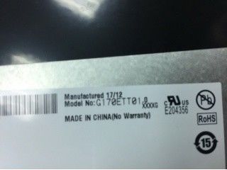 PCAP العلاقة البصرية 8 بت G170ETT01.0 4 الأوتار لوحة WLED 85/85/80/80