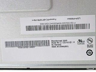 G156HAN01.0 16.2M 15.6 بوصة 40 دبوس التماثل TFT لوحة LCD 89/89/89/89