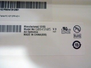 8.4 بوصة 800 * 600 TFT LCD G084SN05 V9 مصباح قابل للتغيير مع سائق LED