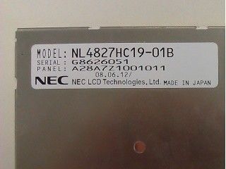 NL4827HC19-01B 128PPI 4.3 INCH 480 × 272 NEC TFT العرض 97.04 ((H) × 55.86 ((V) مم