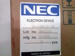 NL6448BC20-18D 122PPI 6.5 بوصة 640 × 480 NEC TFT شاشة LCD 132.48 ((W) × 99.36 ((H) مم