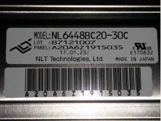 NL6448BC20-30C 6.5 INCH 640 × 480 1000 cd/m2 NEC LCM A-Si TFT LCD