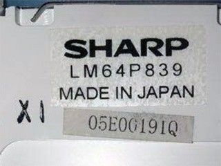 LM64P839 84PPI 640×480 VGA 9.4 بوصة شاشة LCD TFT حادة 25/25/20/10 (النوع.)