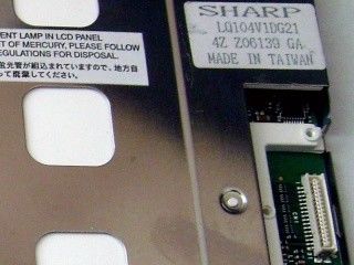 10.4" 640×480 LQ104V1DG21 زاوية مشاهدة 70/70/40/70 شاشة LCD TFT حادة