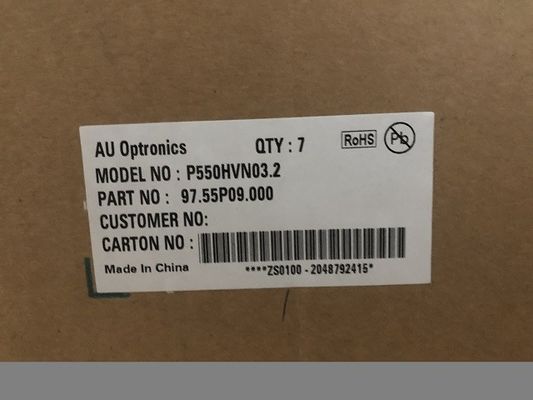 55 بوصة RGB 700cd/m2 1920 ((RGB) × 1080 40PPI TFT لوحة LCD P550HVN03.2