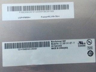 72٪ NTSC 23 بوصة 300cd / m2 شاشة TFT LCD G230HAN01.1 89/89/89/89 (النوع.) ((CR≥10)