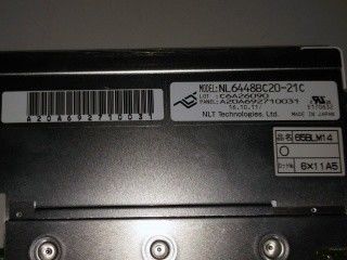 VGA 122PPI 800cd / m² TFT LCD شاشة 6.5 بوصة NL6448BC20-21C