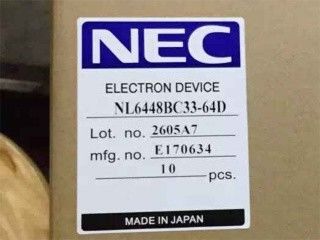 10.4 بوصة 450cd/m2 VGA 76PPI TFT لوحة LCD NL6448BC33-64D 80/80/80/55
