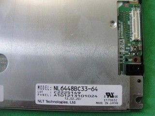 640*480 40% NTSC 450cd/m2 NEC TFT العرض NL6448BC33-64R 3.3/5.0V 262K 40% NTSC