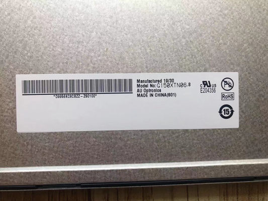 G150XTN06.8 AUO 15.0" 1024×768 450 cd/m2 80/80/70/80 شاشة LCD صناعية