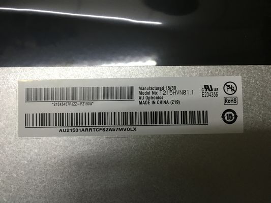 T215HVN01.1 21.5 بوصة 250 cd/m2 A-Si TFT LCD لمراقب سطح المكتب 89/89/89/89