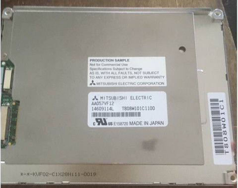 AA057VG12 Mitsubishi 5.7INCH 640 × 480 RGB 500CD / M2 WLED TTL درجة حرارة التخزين: -30 ~ 80 ° C شاشة LCD الصناعية