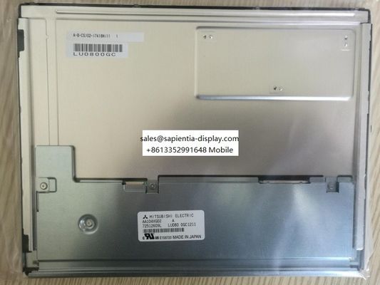 AA104XG02 Mitsubishi 10.4INCH 1024 × 768 RGB 500CD / M2 WLED LVDS درجة حرارة التشغيل: -30 ~ 80 ° C شاشة LCD الصناعية