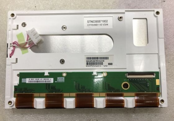 C070VW01 V0 AUO 7INCH 800 × 480RGB 650CD / M2 CCFL TTL درجة حرارة التشغيل: -30 ~ 85 درجة مئوية شاشة LCD الصناعية