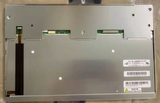 NL12880BC20-07F NLT 12.1 بوصة 1800CD / M2 LCM 1280 × 800 1280 × 800RGB WLED LVDS درجة حرارة التشغيل: -20 ~ 70 درجة مئوية الصناعية