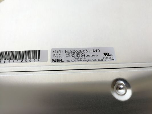 NL8060BC31-41D NLT 12.1 بوصة 400CD / M2 LCM 800 × 600 800 × 600RGB CCFL LVDS درجة حرارة التشغيل: -20 ~ 70 ° C الصناعية LCD