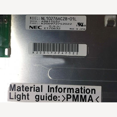 NL10276AC28-01L ​​NLT 14.1 بوصة 200CD / M2 LCM 1024 × 768 1024 × 768RGB CCFL درجة حرارة التشغيل: 0 ~ 50 درجة مئوية شاشة LCD الصناعية