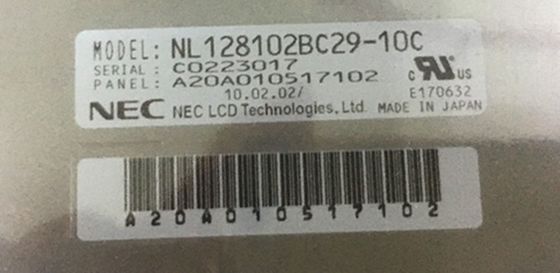 NL128102BC29-10C NLT 19INCH 290CD / M2 LCM 1280 × 1024 1280 × 1024RGB CCFL LVDS Storage Temp .: -20 ~ 60 ° C INDUSTRIAL LCD DISP