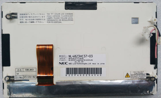 450CD / M2 LCM 480 × 234 CCFL عرض NEC TFT تناظري NL4823HC37-03